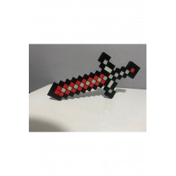 Minecraft Fosfor Işıklı Elmas Kılıç Oyuncak Kılıç