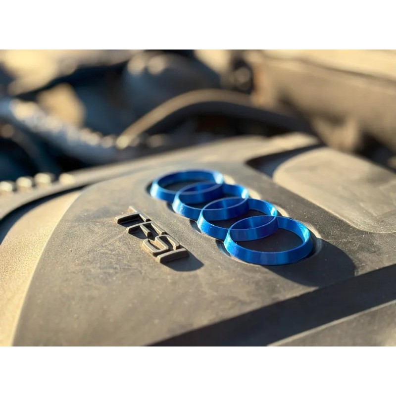 Audi A4 B8 Motor Kapağı Logosu 1.8 TFSI & 2.0 TFSI Uyumlu